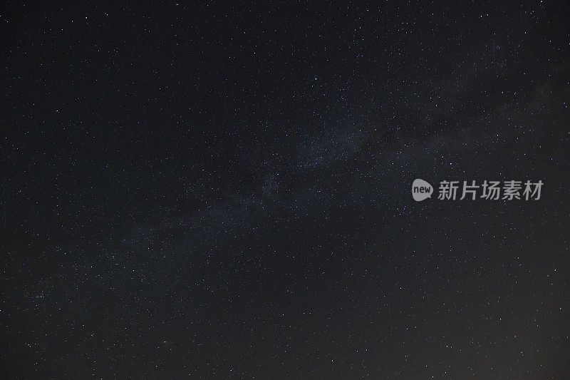 有星星的晴朗夜空