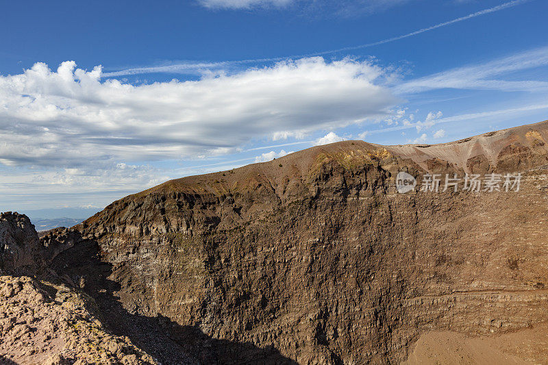 意大利维苏威火山火山口