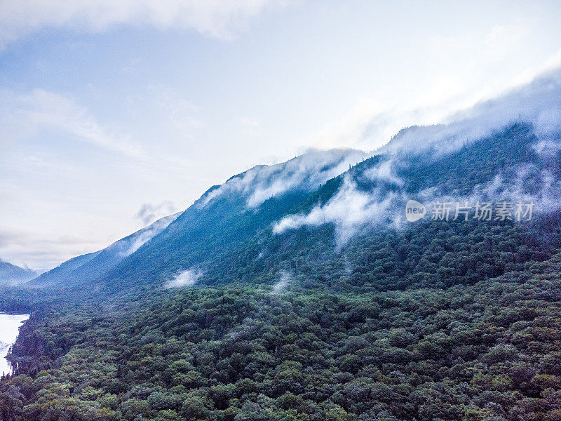 雅克·卡地亚山谷鸟瞰图