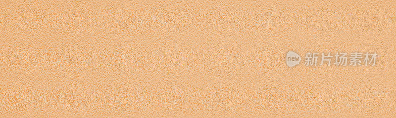 抽象浅橙色米色粉彩背景宽全景墙面纹理。优雅的背景与空间的设计复制空间。梯度。网络横幅