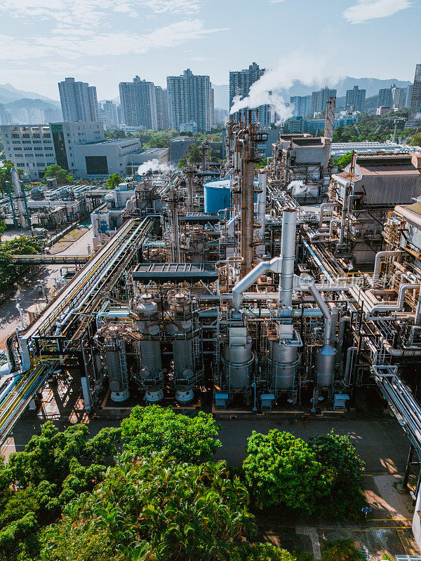 香港的化工厂