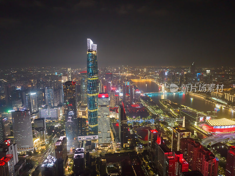 广州市中心夜景