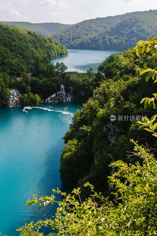 克罗地亚普利特维采湖国家公园的美景