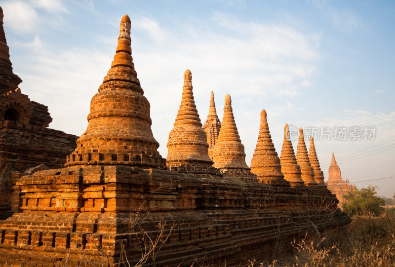 缅甸蒲甘古佛塔旅游目的地