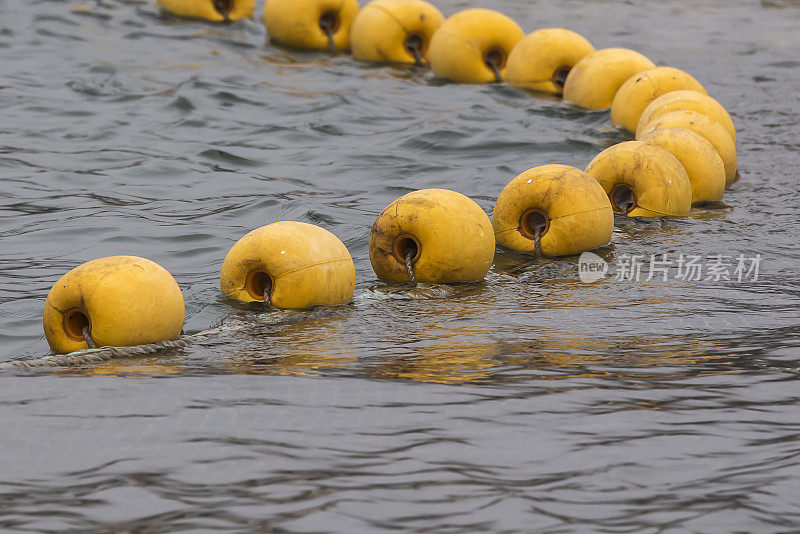 在楚科特卡，鲑鱼产卵时，塞纳河网和漂浮物