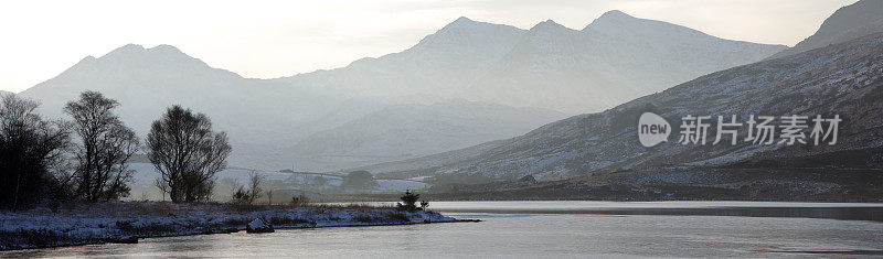 斯诺登峰脊全景