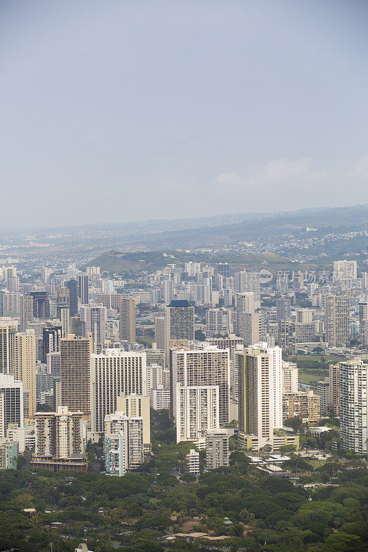 威基基海滩城市