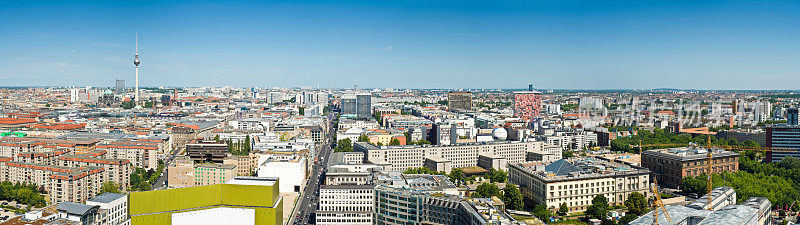 柏林大城市的蓝天