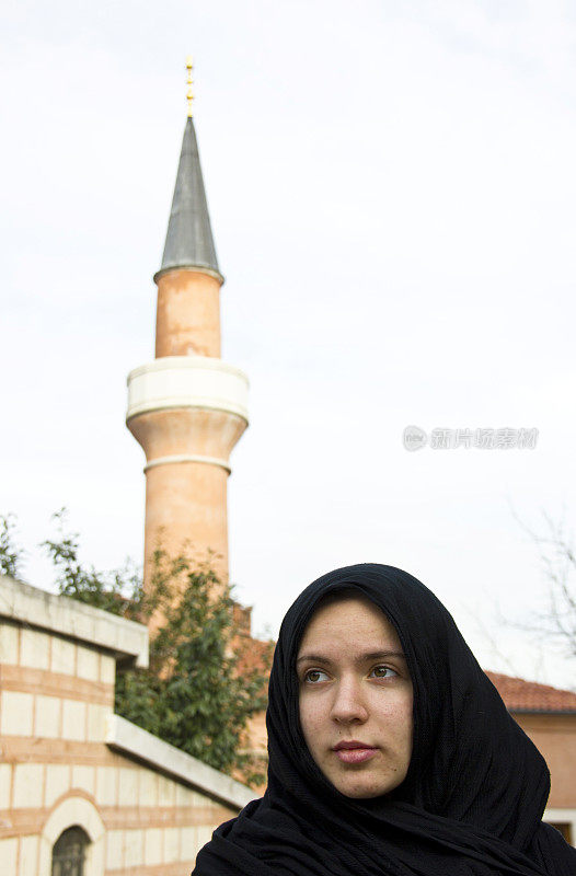 年轻的穆斯林妇女