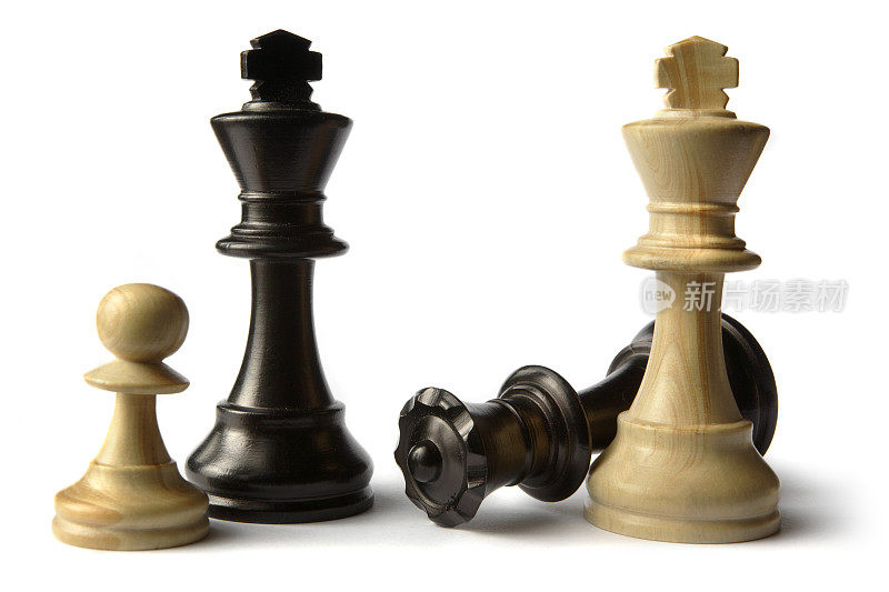 国际象棋:国王、王后和卒