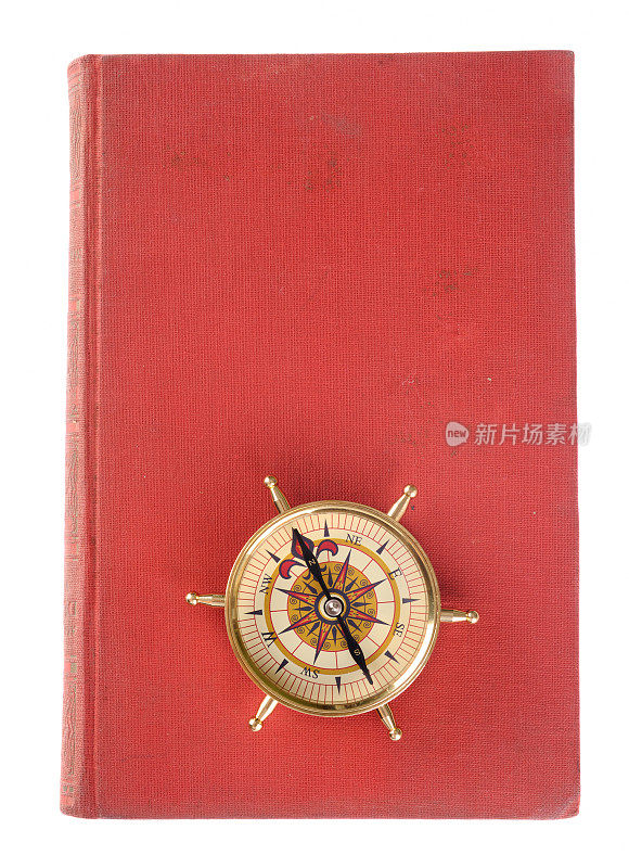 旧红皮书上的指南针