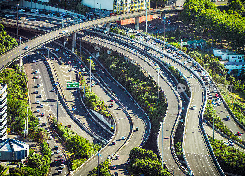 多个高速公路