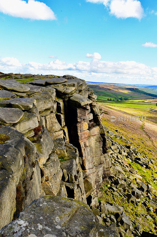 Stanage边缘,英格兰