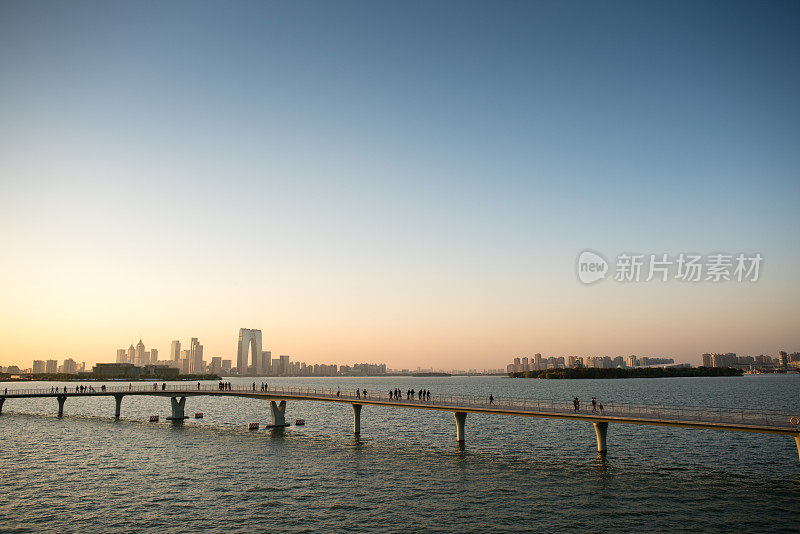 苏州金鸡湖景观