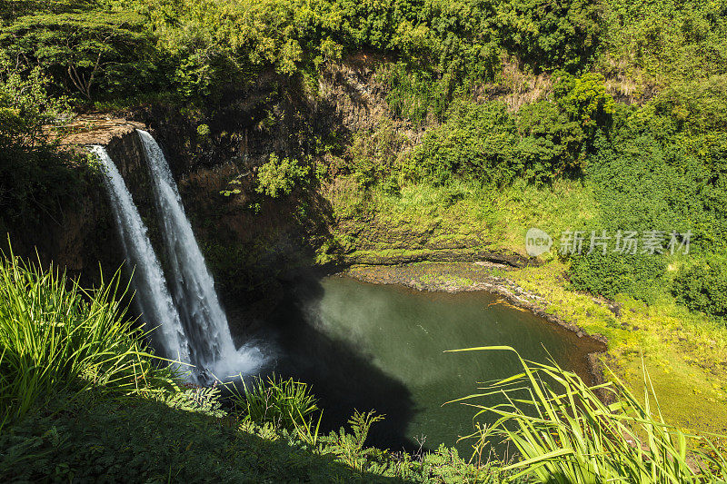 Wailua下降,考艾岛