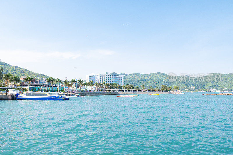 香港西贡村的海水及海滩