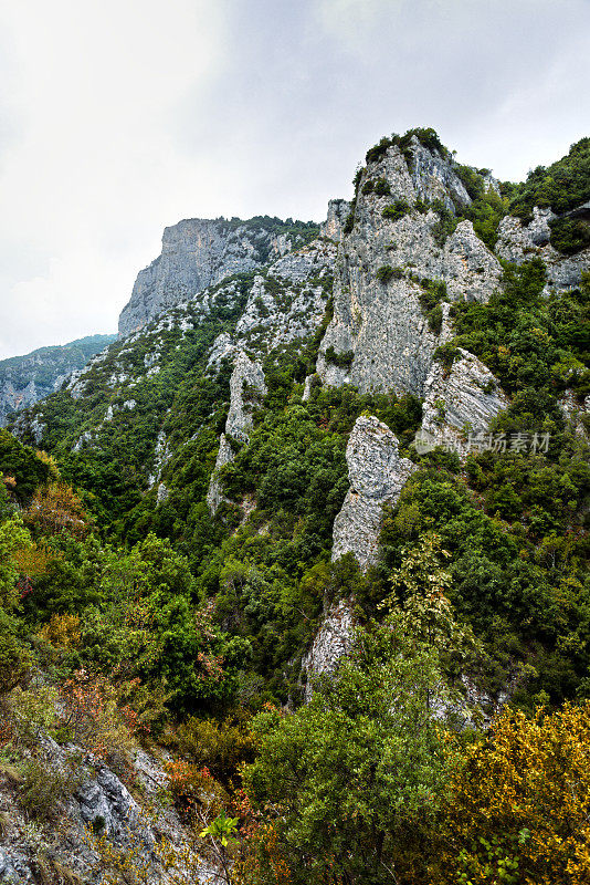 山石和山顶