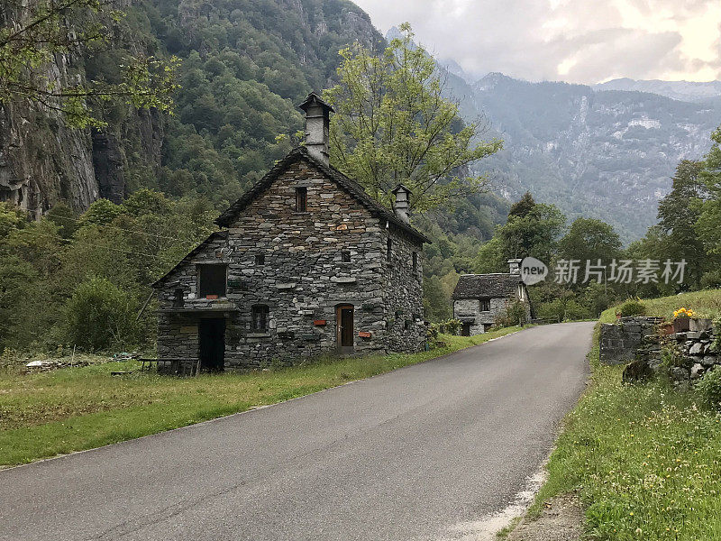 瑞士-提契诺州-巴列马吉亚-风景