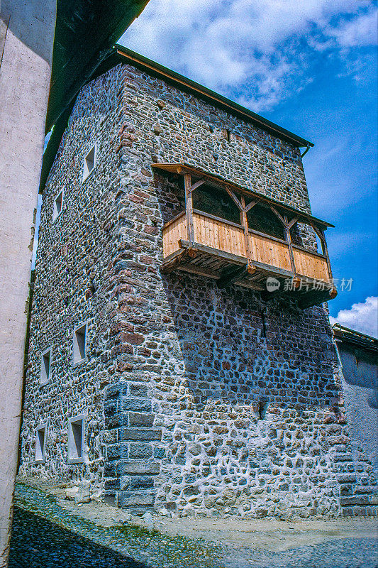 1989年旧正片扫描，圣心教堂，瑞士萨麦丹