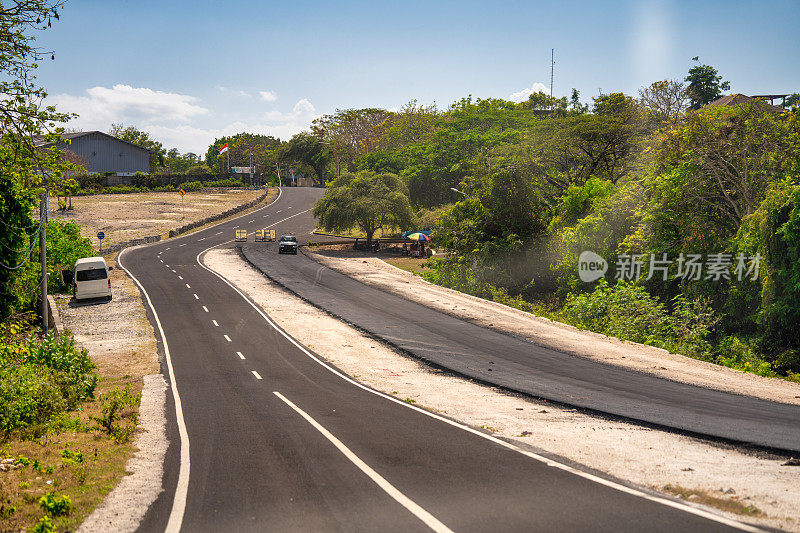 巴厘岛南部的道路