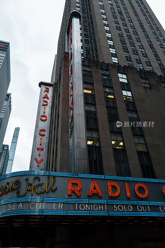曼哈顿标志性的无线电城音乐厅