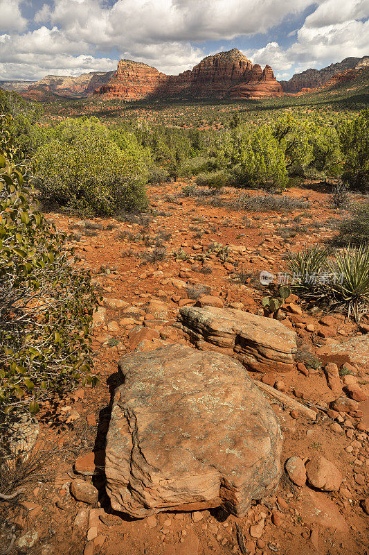 美国亚利桑那州塞多纳的红石徒步小径