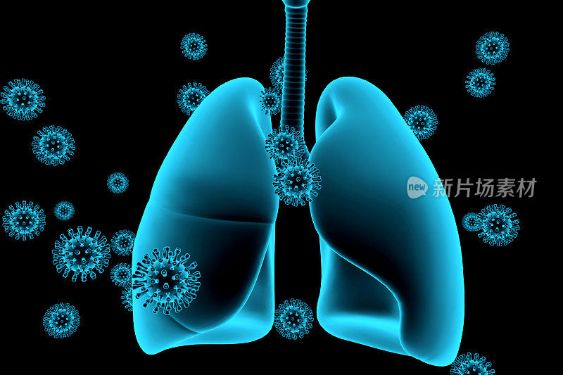 冠状病毒对肺部