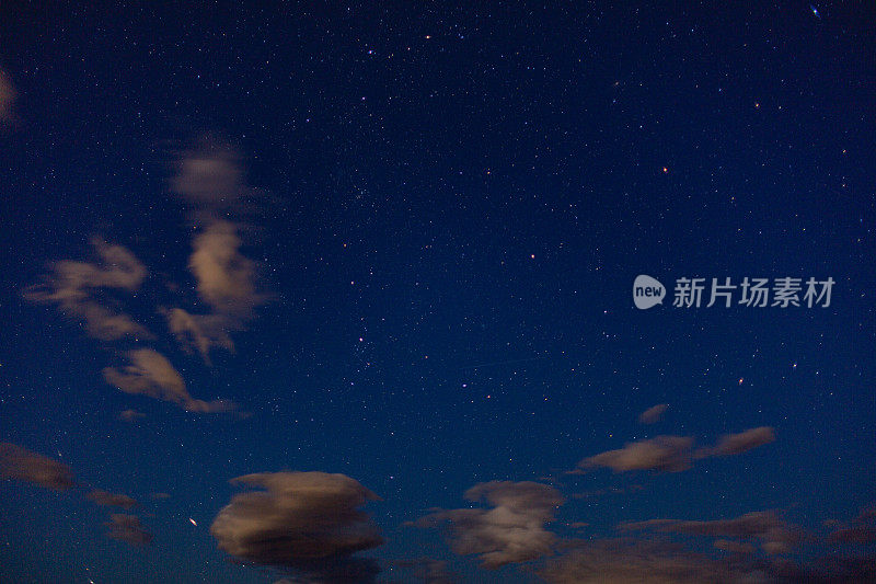 夜空的星星