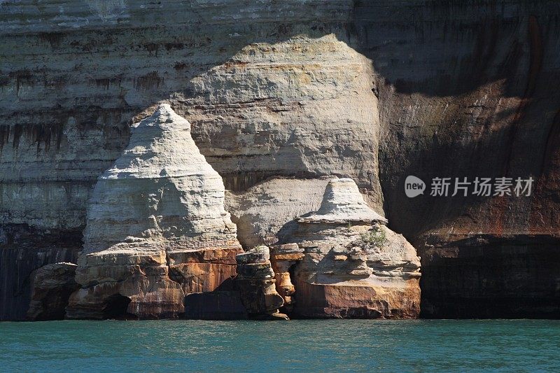 岩石的形成发现在图片岩石国家湖岸