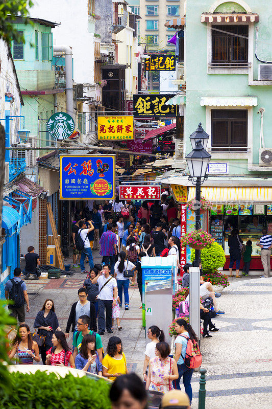 澳门繁华街道