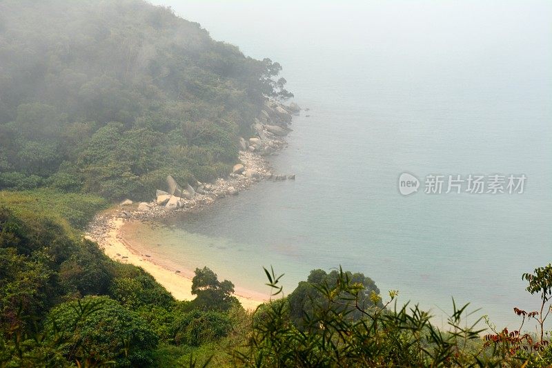 南丫岛，芦扫城泳滩-香港