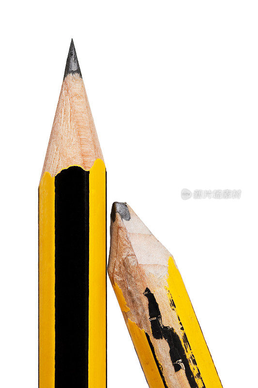 两支铅笔象征着一个榜样