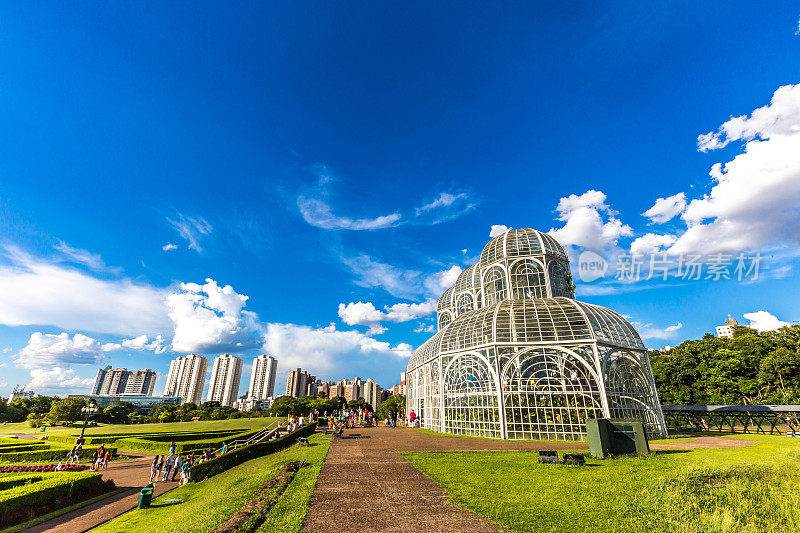 植物园,库里提巴。巴西巴拉那州