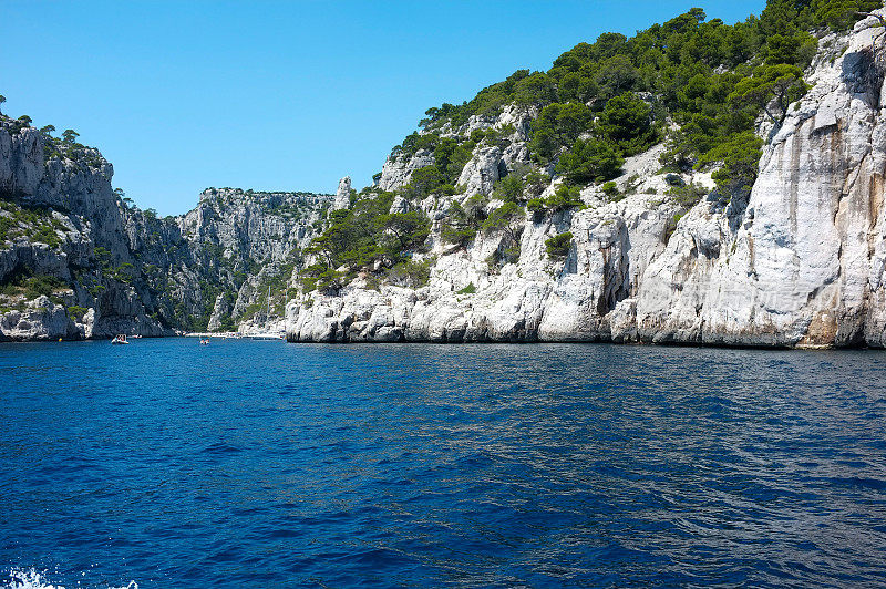 靠近卡西斯的地中海小溪(Calanques)