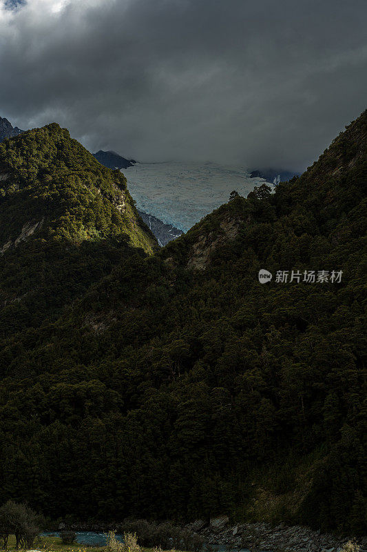 罗博罗伊冰川在国家公园的抱负山