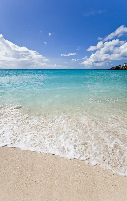 加勒比海白沙海滩