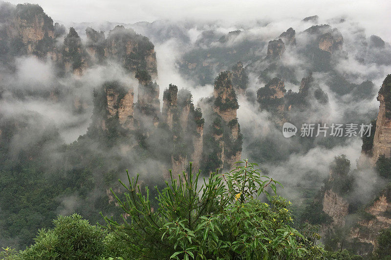 壮丽而奇异的云海山峰02