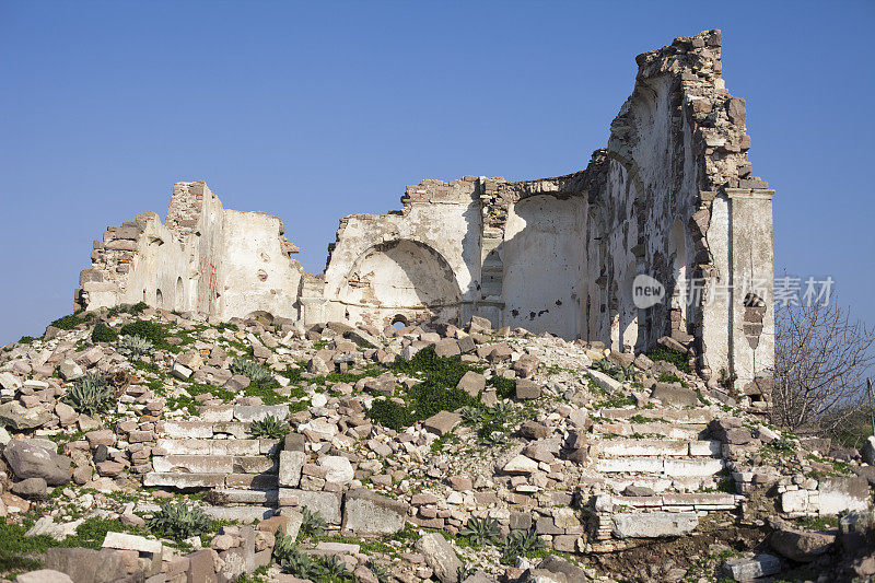 伊尔德里古城厄瑞斯雷，İzmir，土耳其。