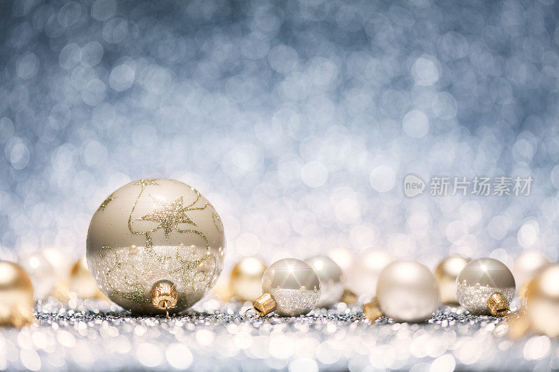 圣诞装饰物-装饰闪闪烁烁冬季黄金