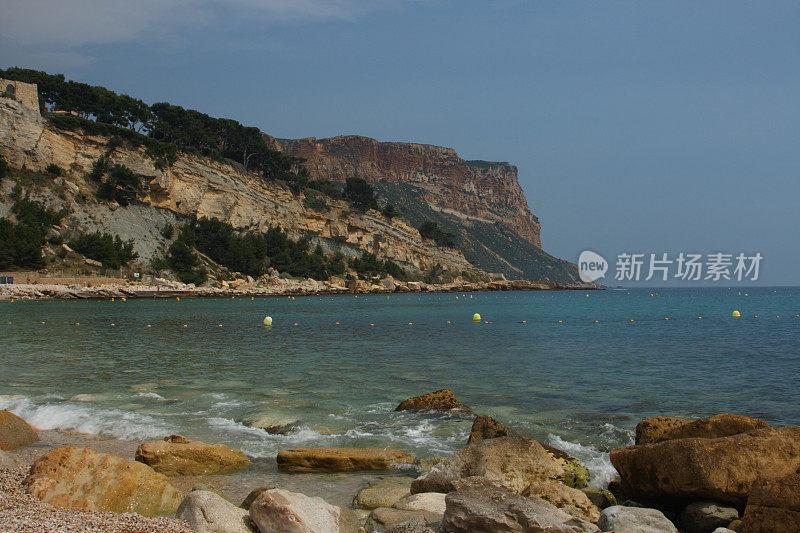 夏日卡西斯海岸蔚蓝海岸