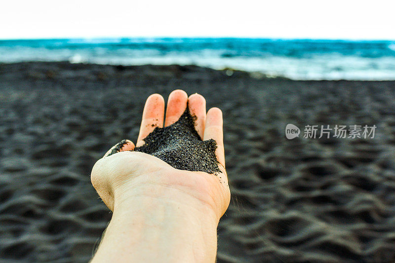 黑沙滩