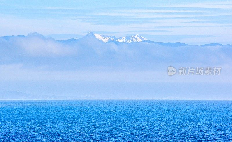 智利麦哲伦地区的比格尔海峡