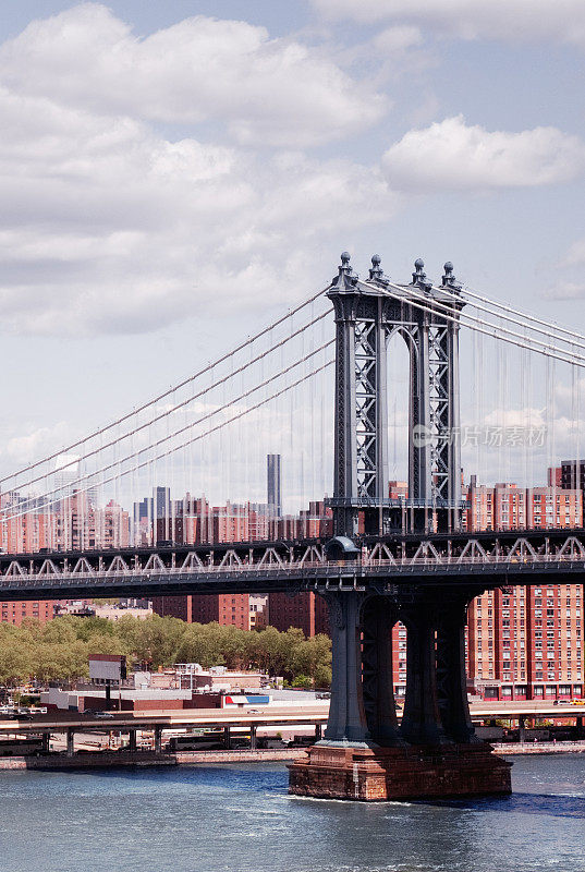 从纽约小飞象看曼哈顿桥。
