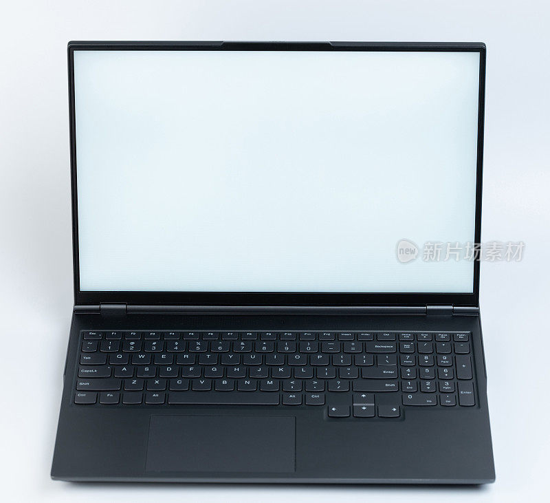 黑色全键盘笔记本电脑