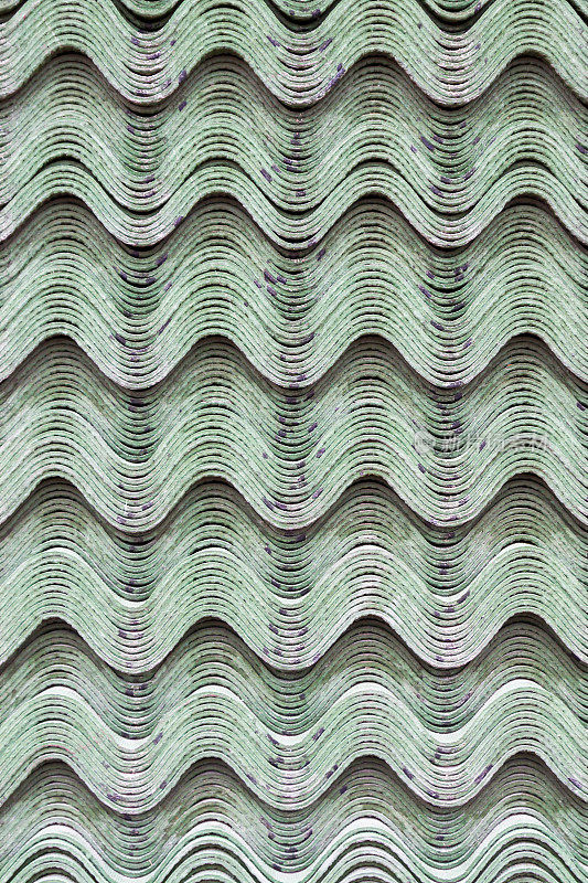 建筑材料板材卷曲绿色