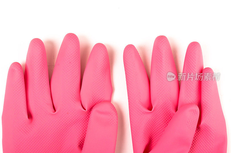 紫色家务清洁手套