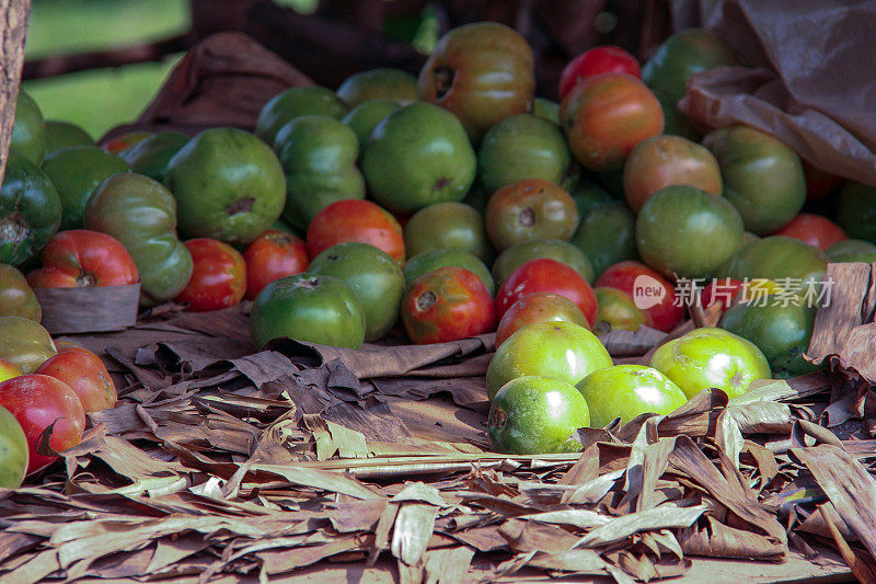 乌干达:水果和蔬菜摊