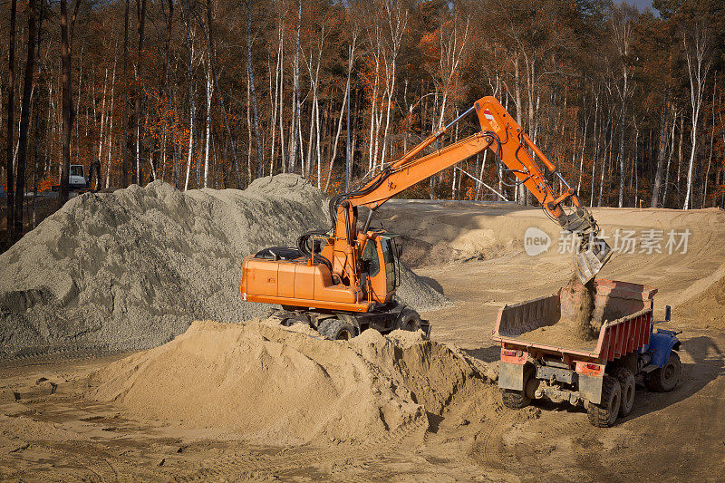 用于新公路建设的机械