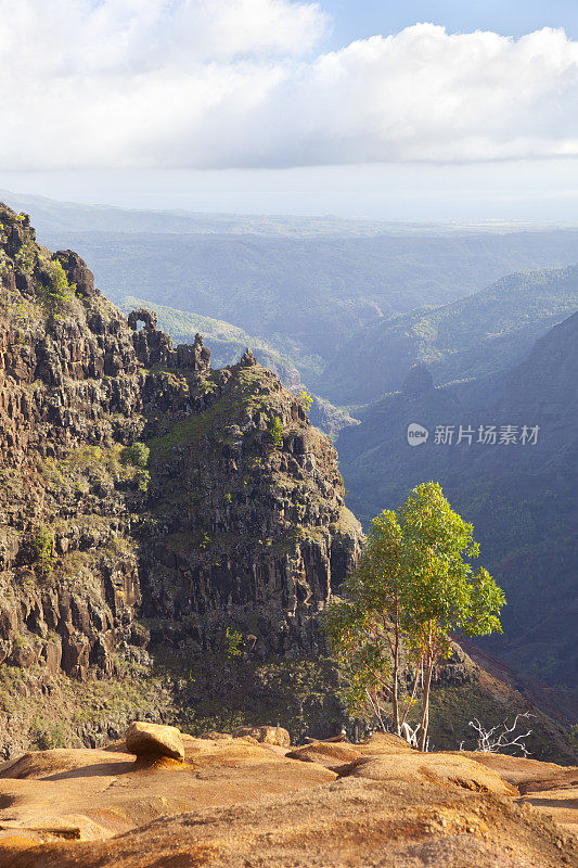 威美亚峡谷步道，考艾岛