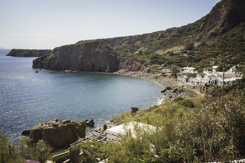 海滩的Panarea